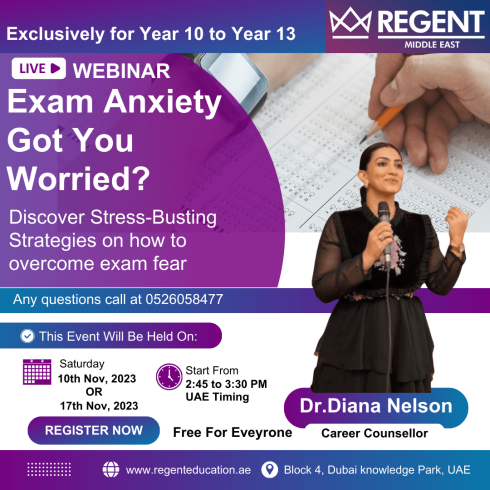stress busting session webinar for exam anxiety